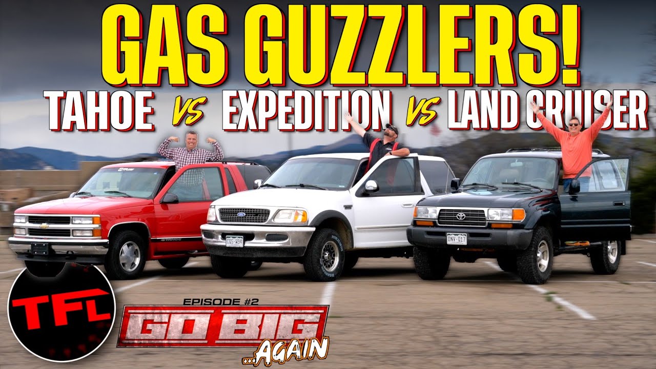 Which One Of These Old OG Gas Guzzlers Is the Thirstiest? Go Big Again Pt.2