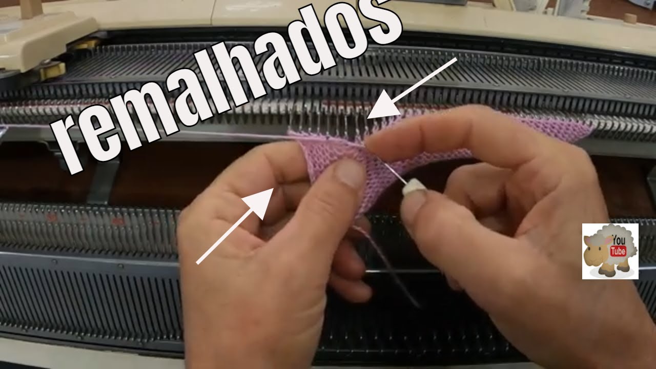 formas de remalhar em tricô à máquina