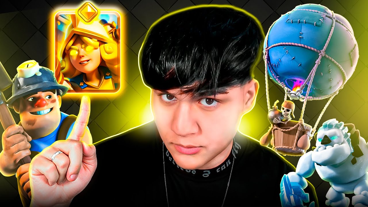 O MELHOR deck de BALÃO CICLO ficou IMPARÁVEL com a mosqueteira heroica No CLASH ROYALE😨😱