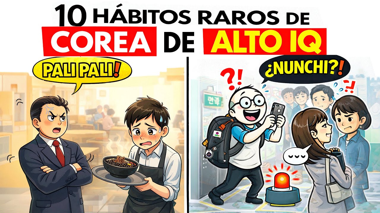 10 Hábitos Raros de COREA del Sur que Demuestran que Tienen un IQ Muy Alto 🇰🇷