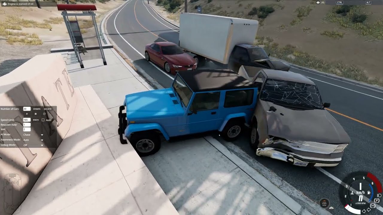durability testing jeep with v8