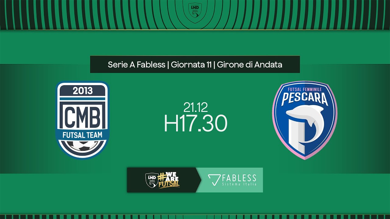 CMB Futsal Team-Pescara Femminile 1-5 | 11ª giornata | Serie A Fabless 2024/2025