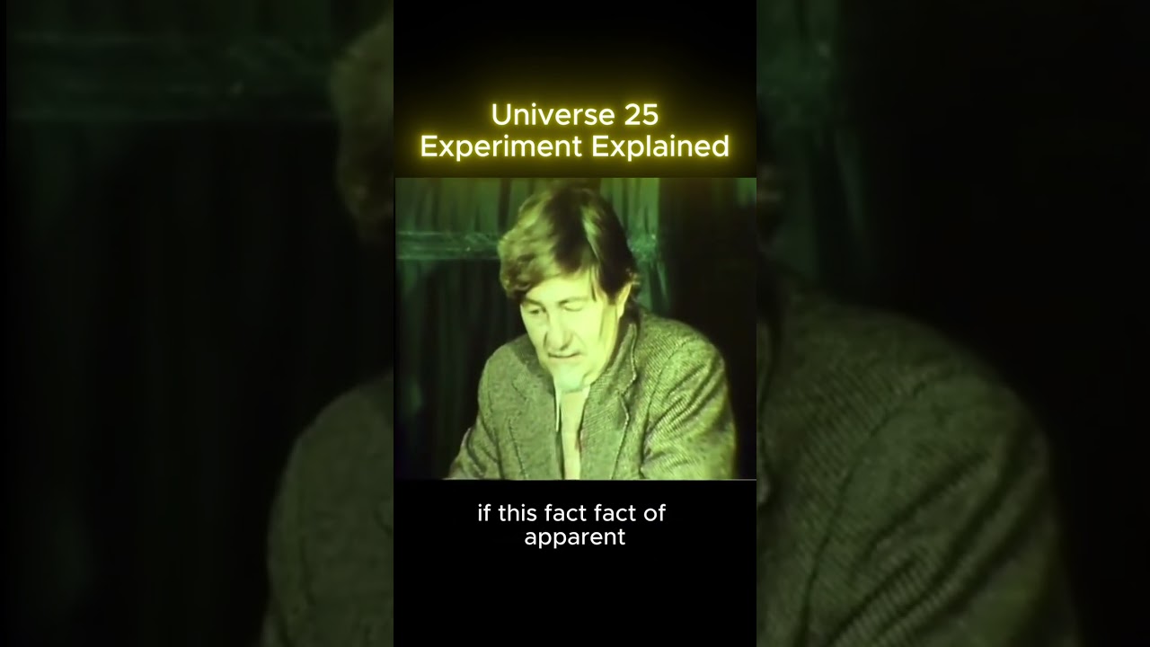John Calhoun - Famous Mice Experiment Called Universe 25 - #science #mice #johncalhoun #universe25