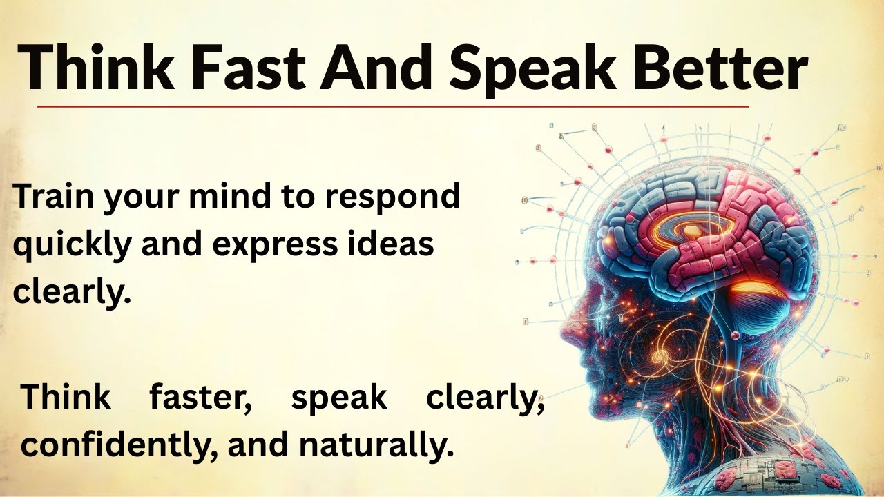 Think Fast And Speak Better || English Listening Practice || Improve Your English Fluency