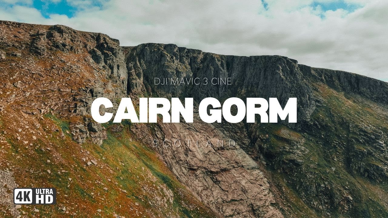 4K Drone Scotland Cairngorms National Park