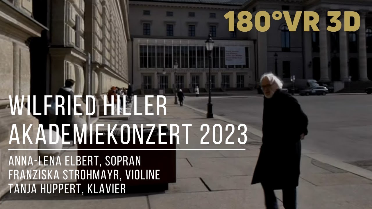 VR 180&deg; 3D Video: Wilfried Hiller Akademiekonzert 2023