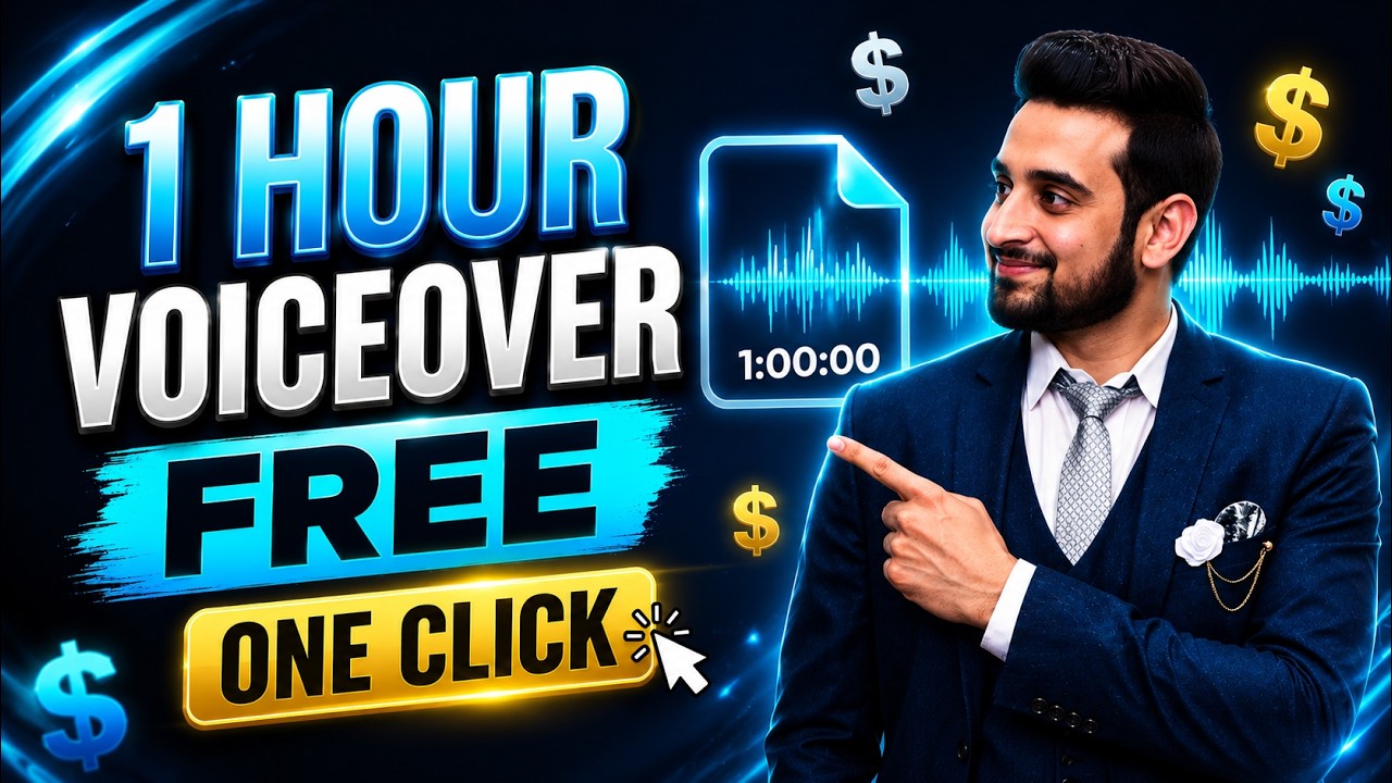 Generate 1 Hour AI Voiceover FREE in One Click (Step-by-Step Tutorial)