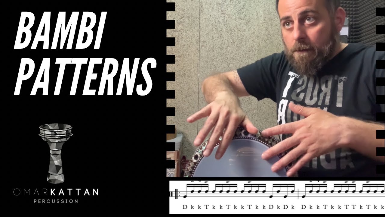 🔹 DARBUKA TUTORIAL | BAMBI patterns