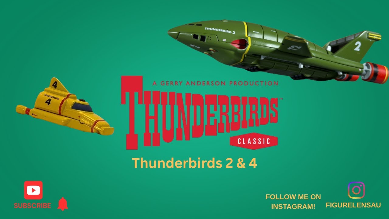 Thunderbirds 2 & 4 from Corgi’s Thunderbirds F.A.B. Collection
