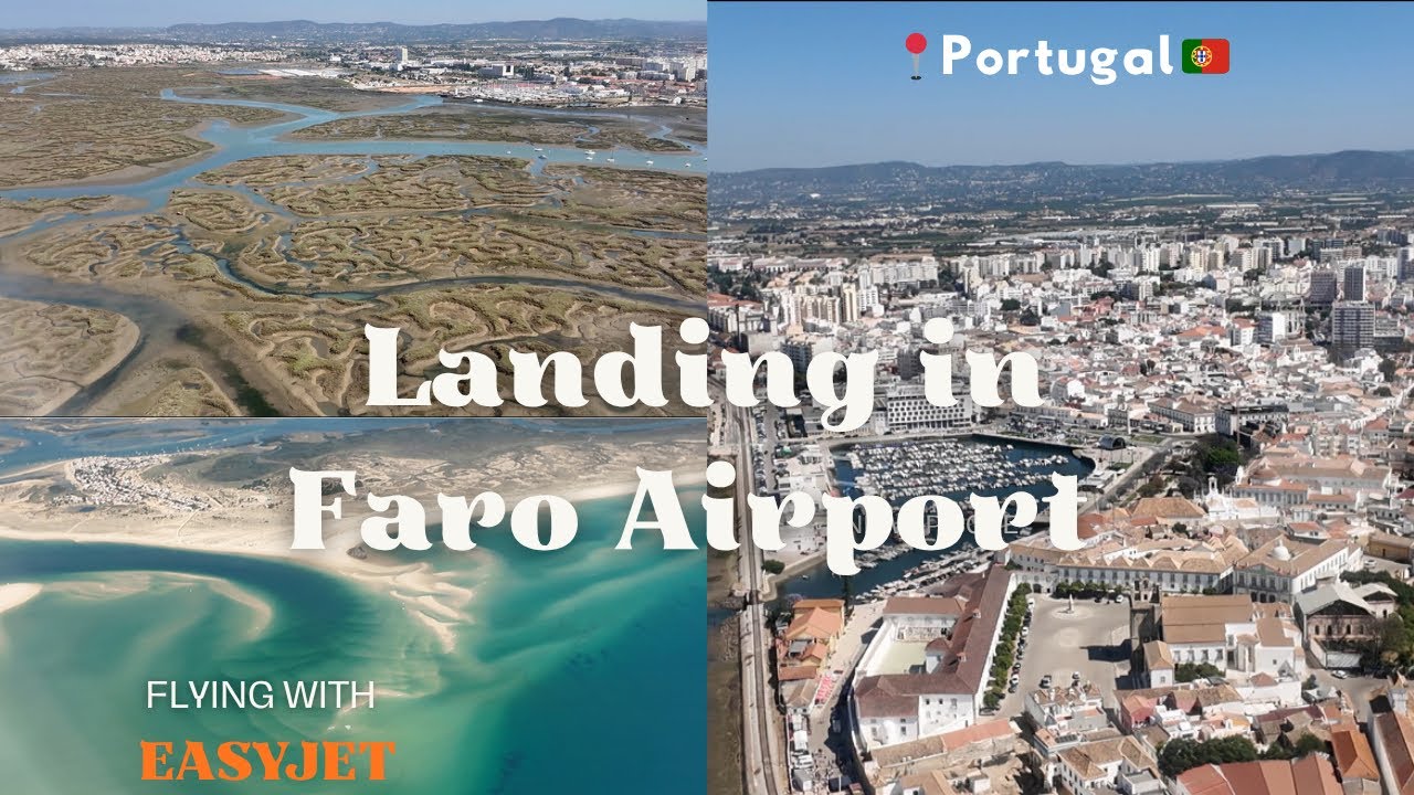 Landing into Faro Airport  📍Portugal 🇵🇹