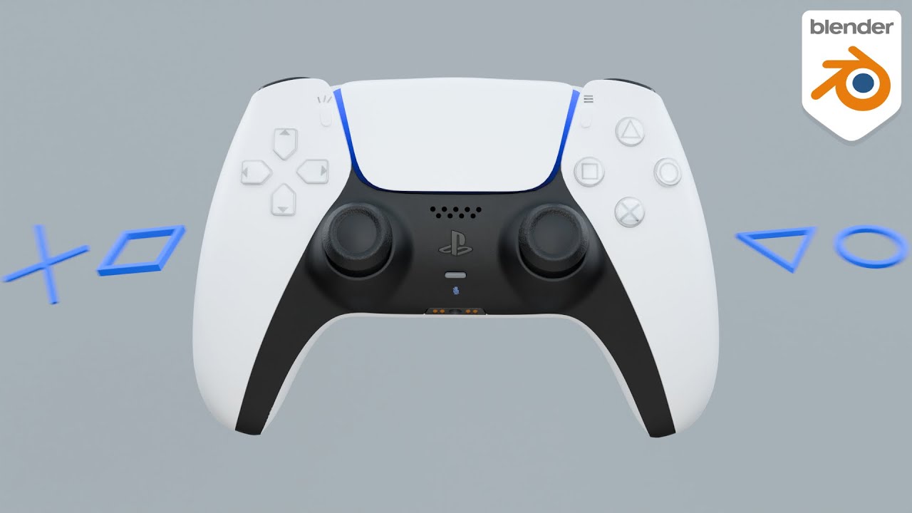 Modelling a PS5 Game Controller In Blender For Beginners (Part 1)