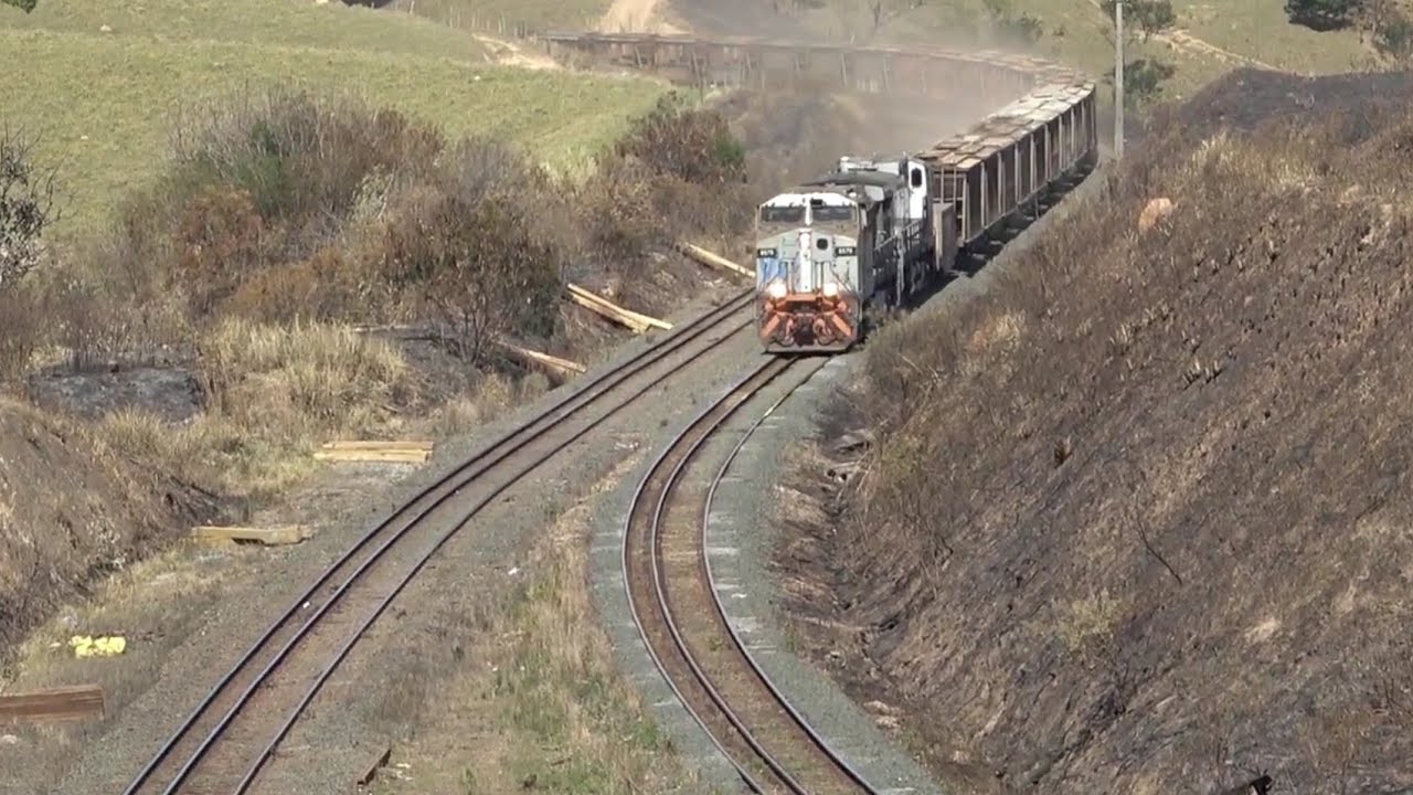 🇧🇷TRENS da VLI Logística | TRANSPORTANDO BAUXITA e ENXOFRE | Rod. Castelo Branco, Mairinque - SP.