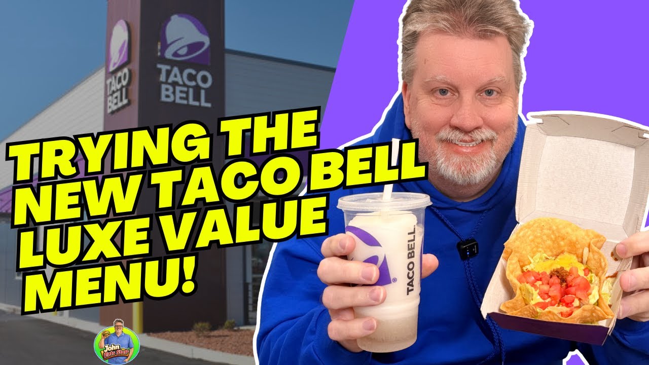 Новое меню Luxe Value от Taco Bell (дегустация 5 блюд!)