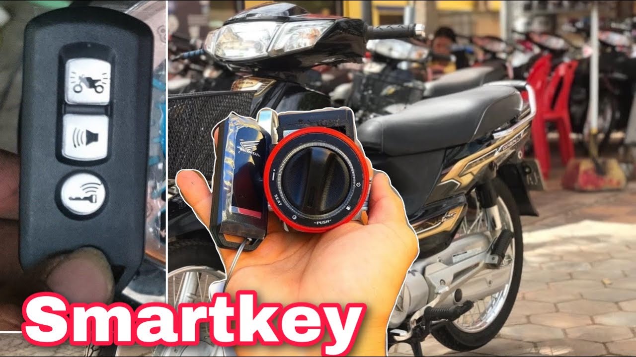 របៀបដំឡេីងsmart key Honda Dream / How to setup smatkey Honda Dream