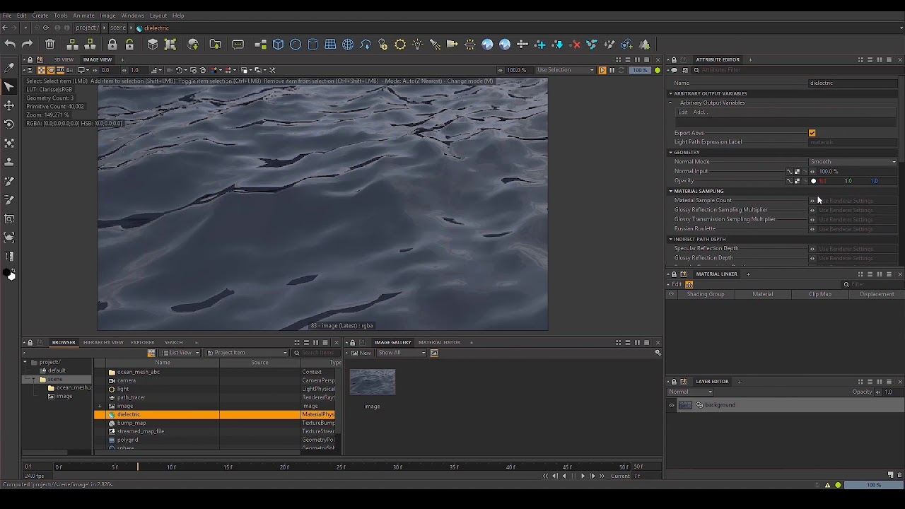 Houdini FX Export Cusp Map
