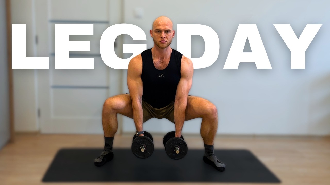 Get Stronger at Home with This Dumbbell Leg Workout For Beginners
