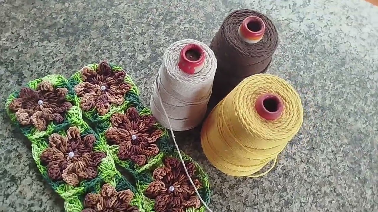 Par de tapetes feito com sobras 