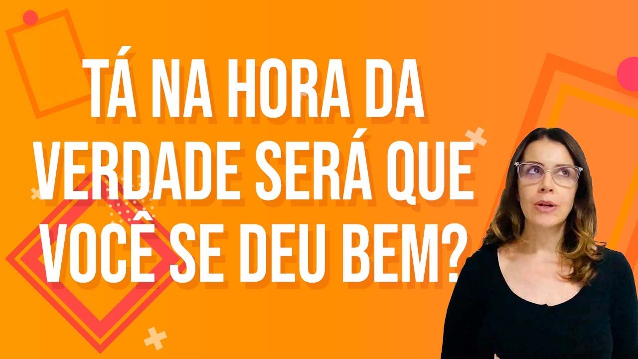 TÁ NA HORA DA VERDADE SERÁ QUE VOCÊ SE DEU BEM? Resolvendo 10 questões