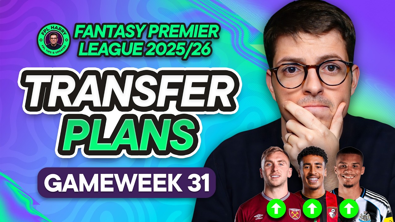 Мои планы трансферов в Fantasy Premier League на 31-й тур! 📝 Холанд, 1 флаг ⚠️ и 4 FT! | Советы п...