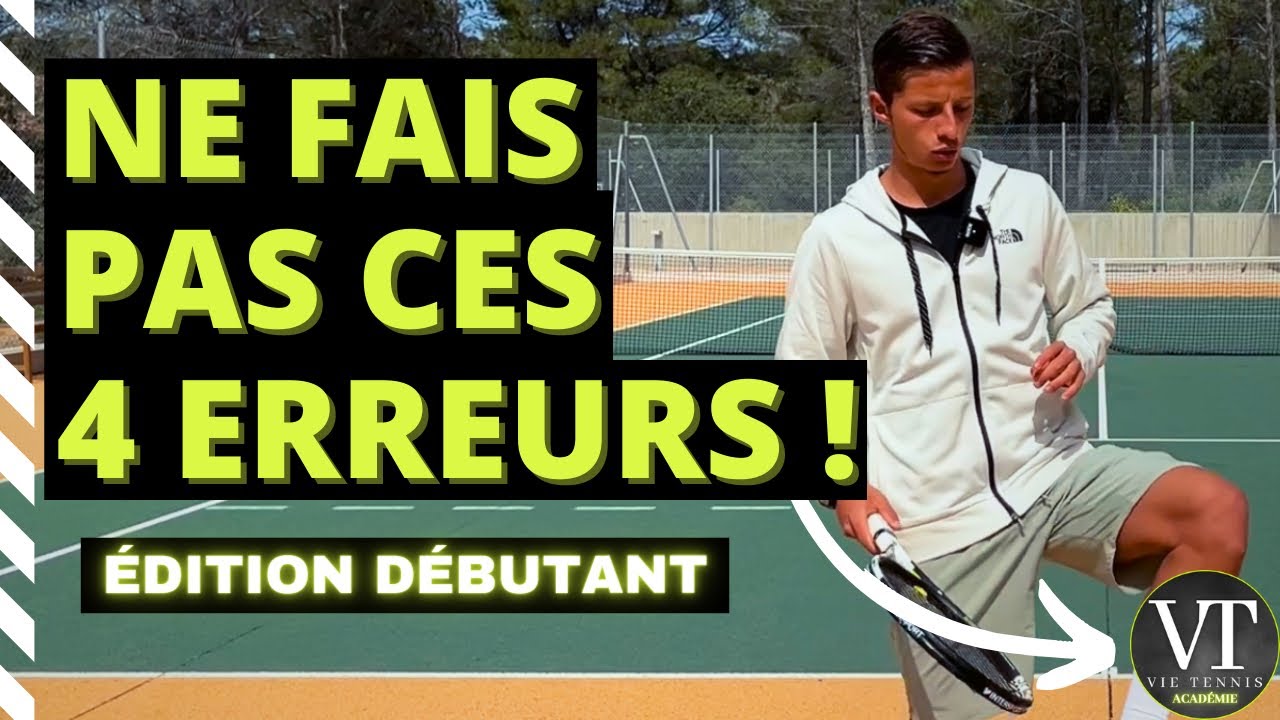 Si t'es DÉBUTANT au TENNIS , ne fais pas ces 4 ERREURS ! ❌