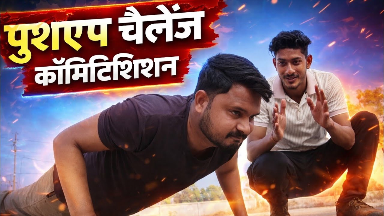 Push-Up Competition 🔥 | आख़िर कौन ज़्यादा Push-Up लगाएगा? Daily lifestyle vlogging ✨
