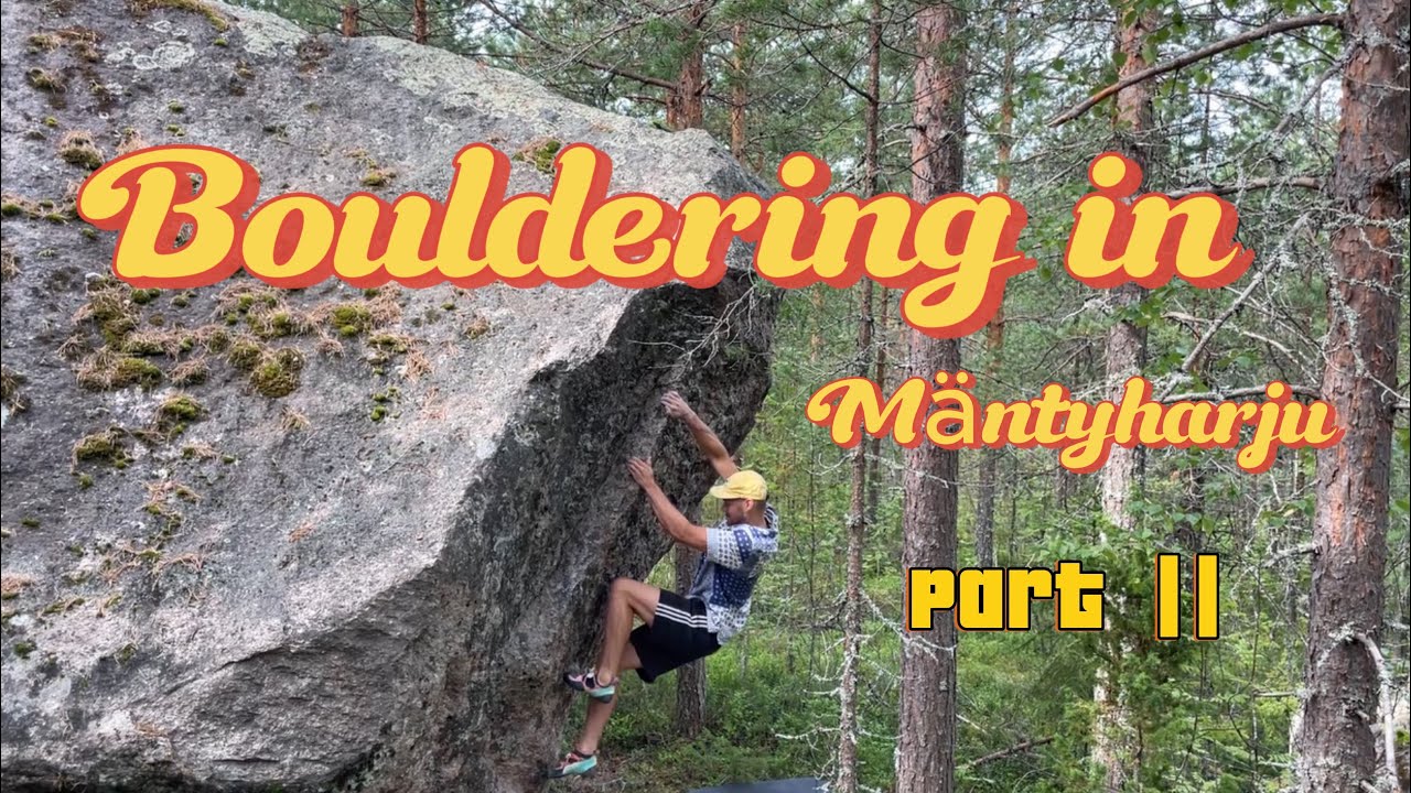 Finland bouldering in Mäntyharju