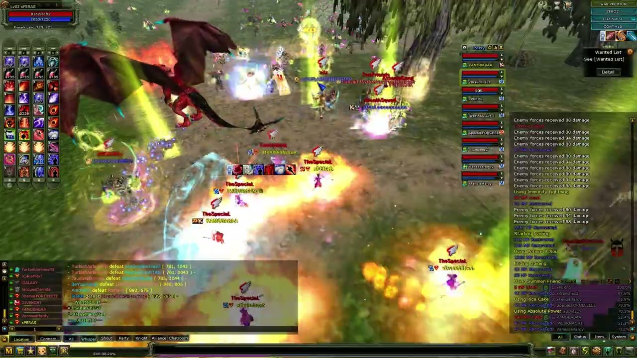 PERAS mage pk movie (5) #knightonline #zero #pk