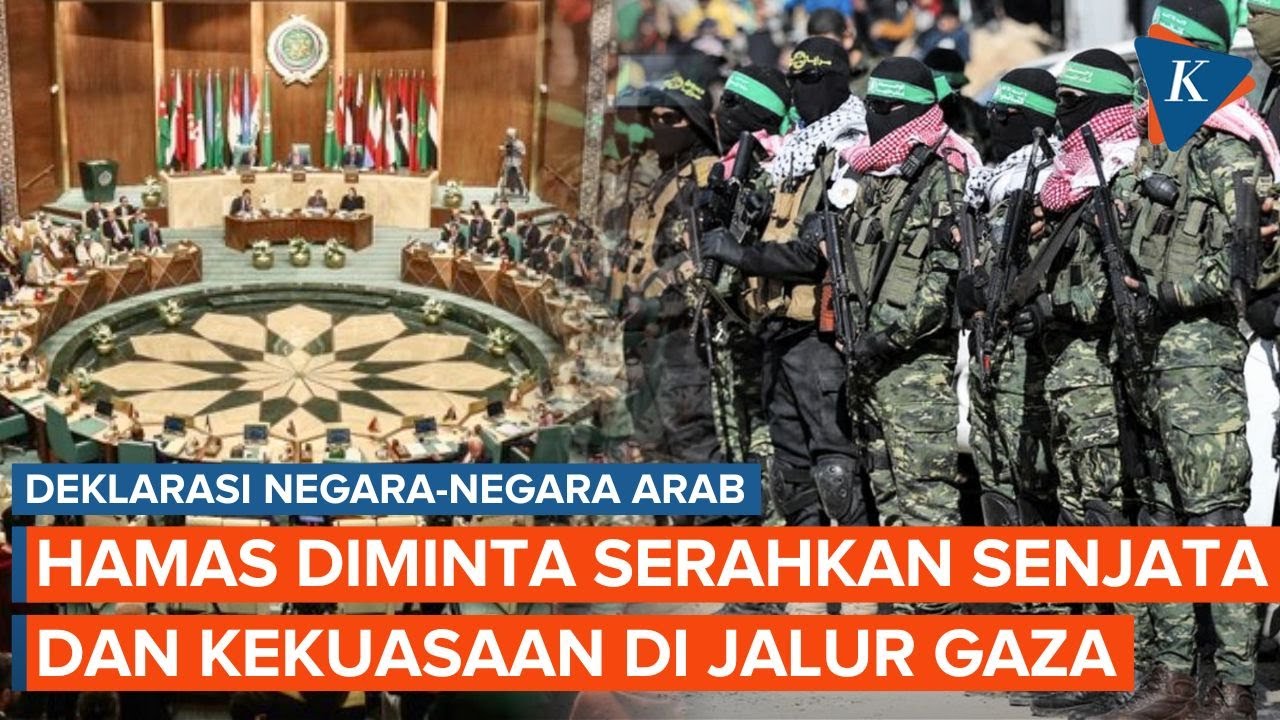 Negara-negara Arab Kini Desak Hamas untuk Letakkan Senjata