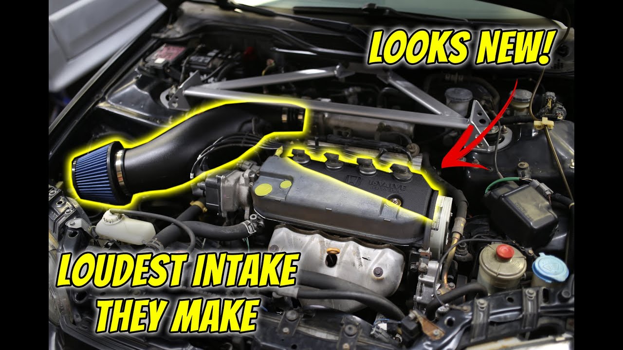 1995 Budget Civic - Intake Install & Refinishing Valve Cover
