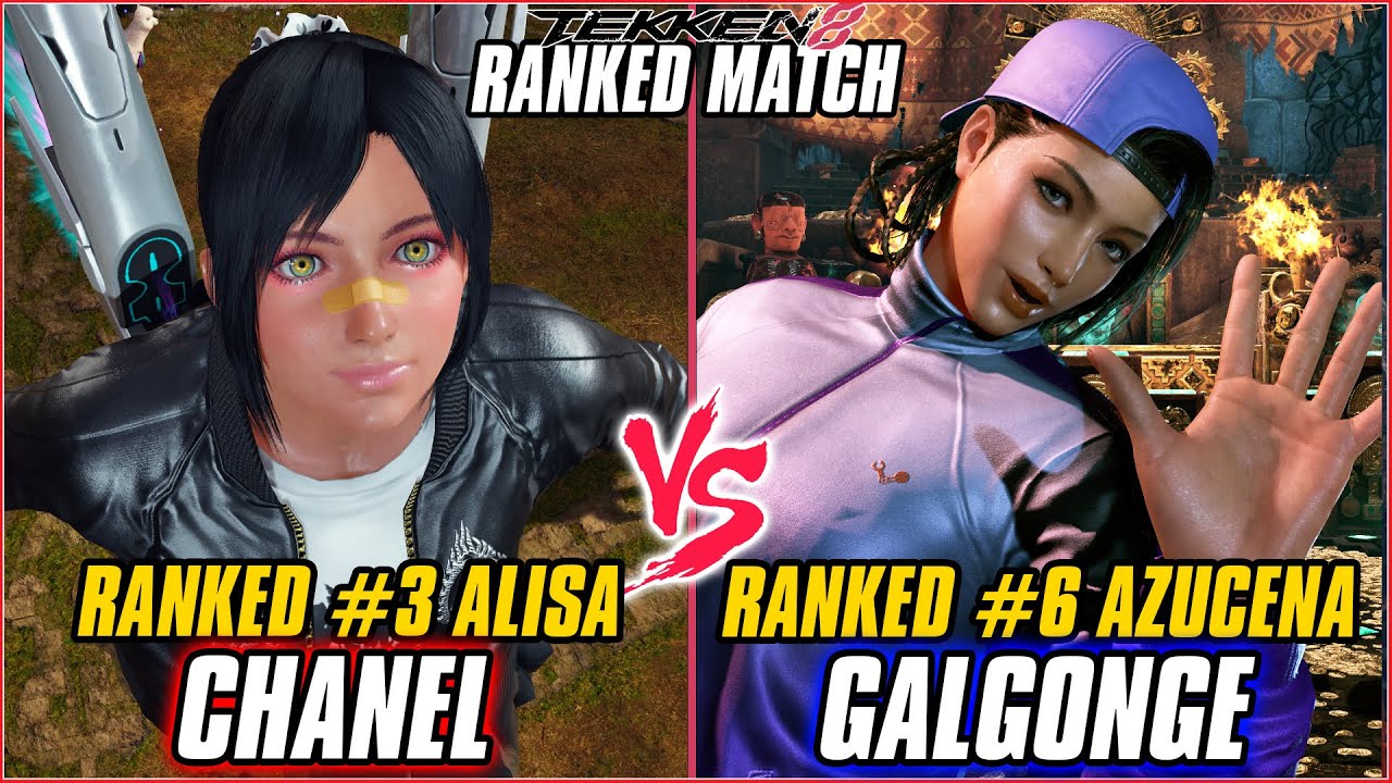 TEKKEN 8 ▰ CHANEL (#3 RANKED ALISA) vs GALGONGE (#6 RANKED AZUCENA) ▰ T8 HIGH LEVEL GAMEPLAY