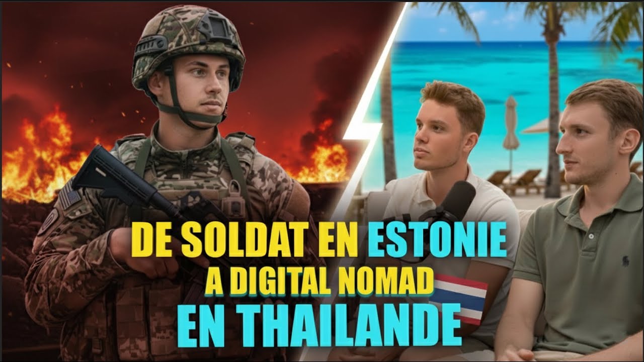 DE SOLDAT EN ESTONIE À DIGITAL NOMADE EN THAÏLANDE : L’HISTOIRE DINGUE D’HUGO (21 ANS)