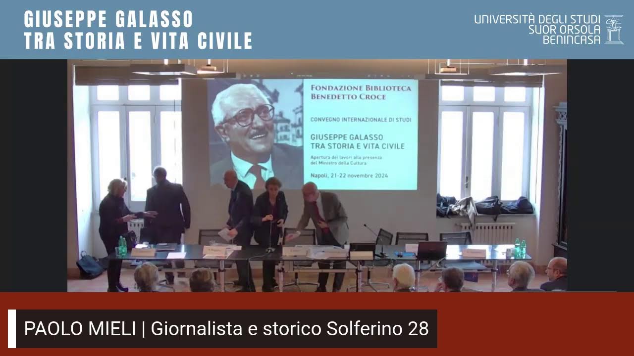 Giuseppe Galasso tra storia e vita civile