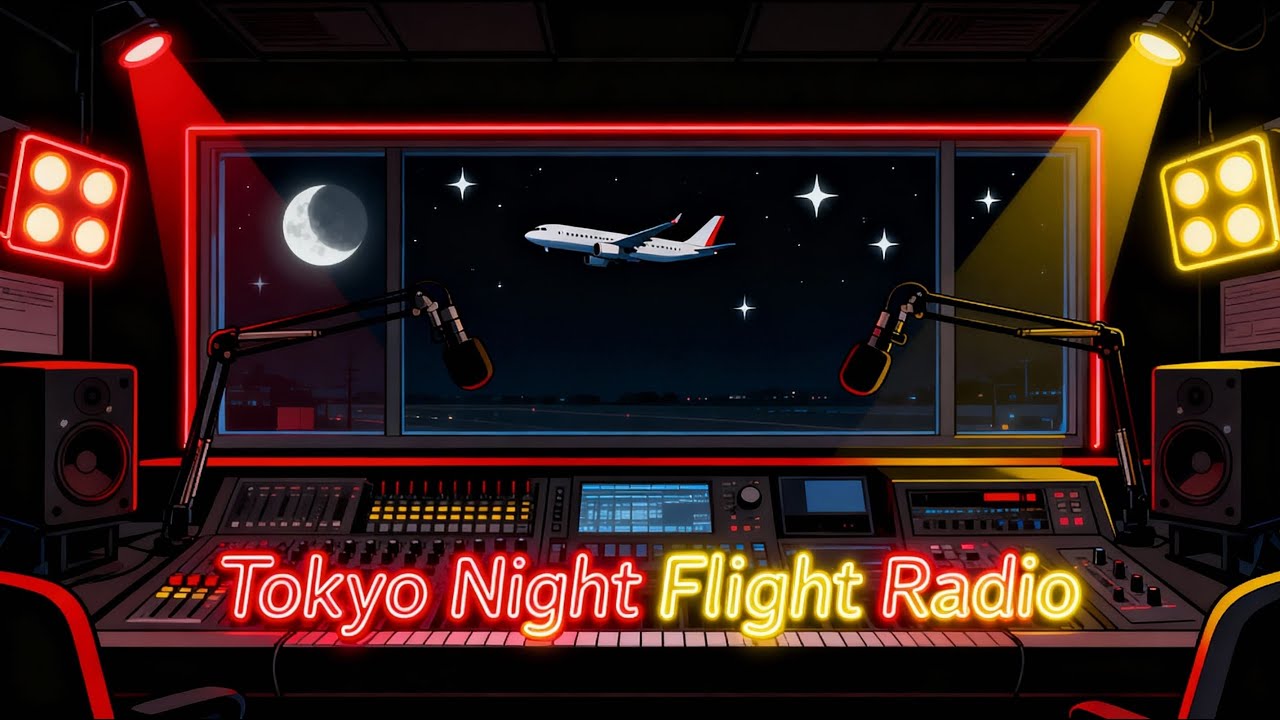 # 161 Tokyo Night Flight Radio | Lo-fi World Fusion Grooves | Cross-Cultural Soundscape