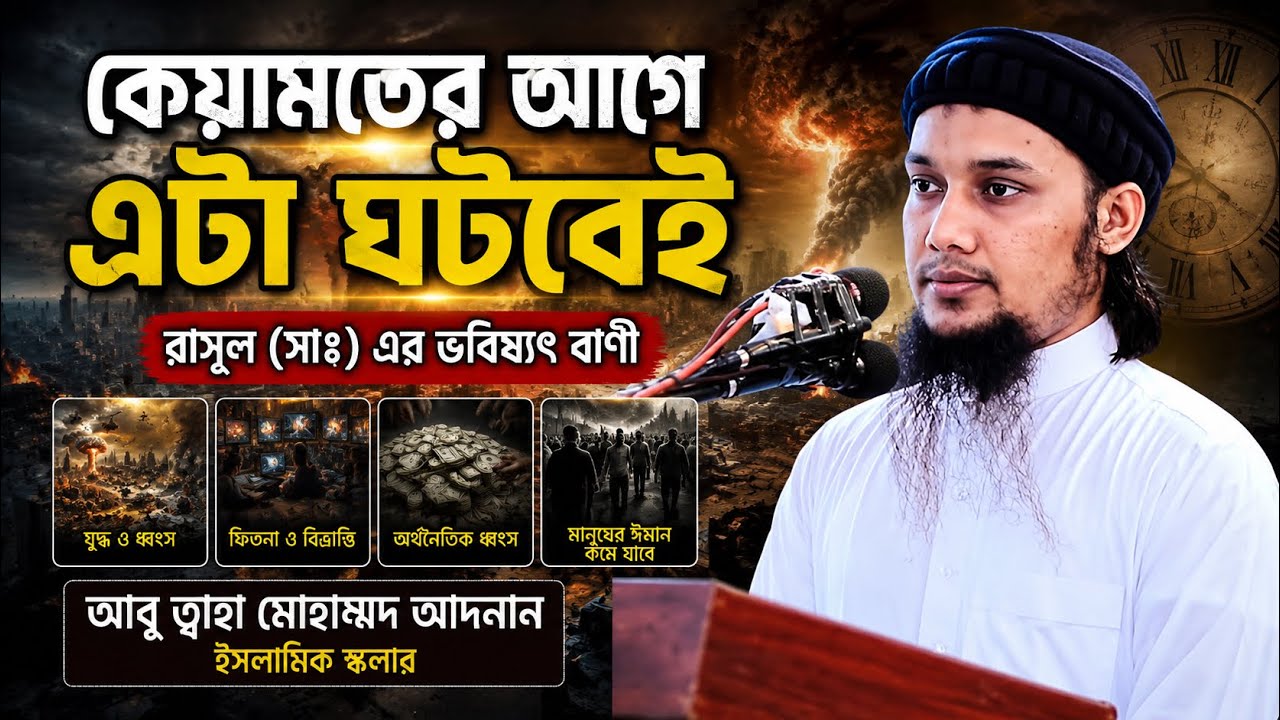 রাসুল (সাঃ) এর ভবিষ্যৎ বাণী l কেয়ামতের আগে এটা ঘটবে l Abu Taha Adnan l Adnan Waz 2024 l Ebadot TV