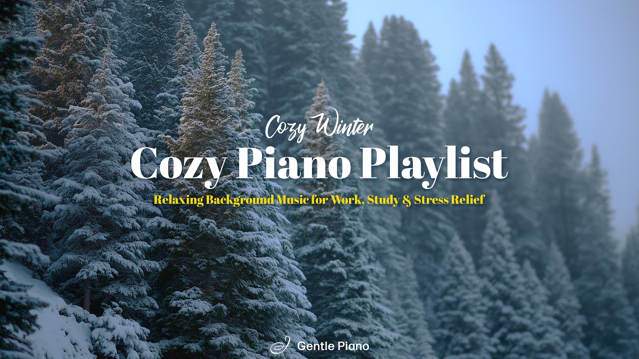 Relaxing Background Music for Work, Study & Stress Relief | Gentle Piano