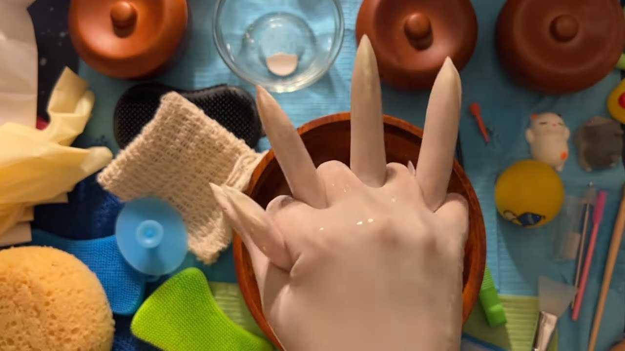 ASMR Do NOT watch! GUARANTEE YOU’LL FALL ASLEEP! WATER&OIL TRIGGERS (Nitrile & LATEX) Hand Movements