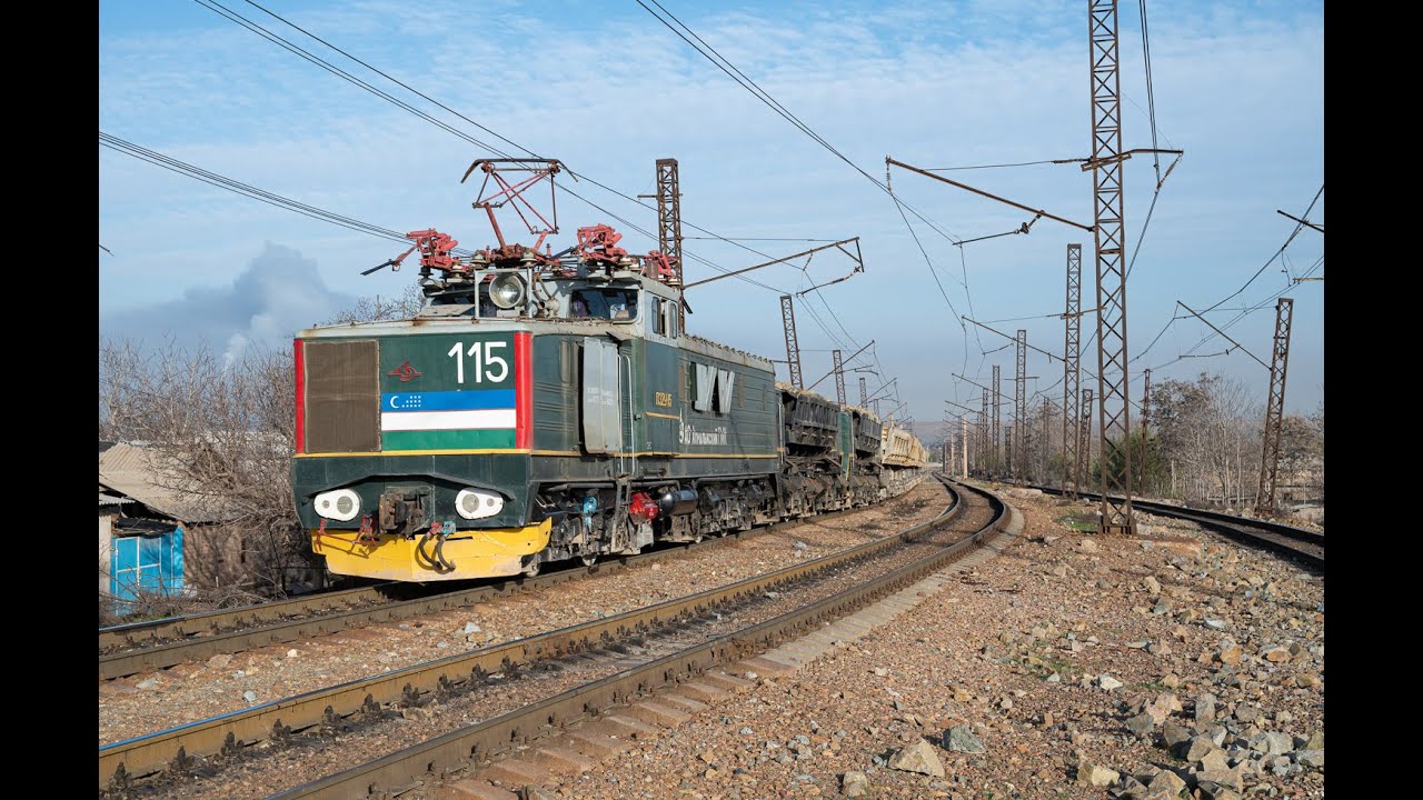 Railways around Almalyk GMK, Uzbekistan