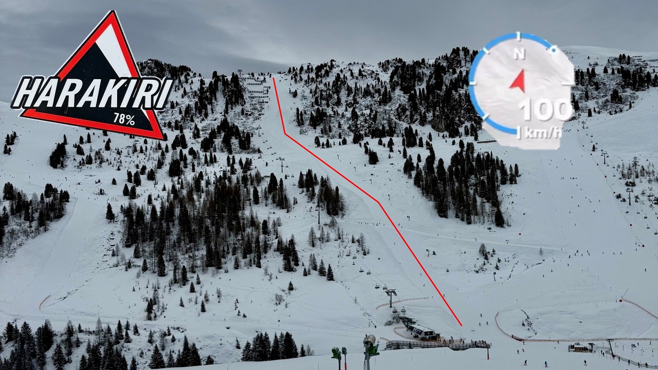 I WENT 100 KMH DOWN THE HARAKIRI!!! [4K] 🇦🇹(Austria’s Steepest Black! - Mayrhofen)