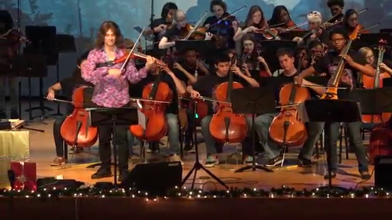 Mark Wood & the Western Branch High School Orchestra-Christmas Canon-12/9/2015