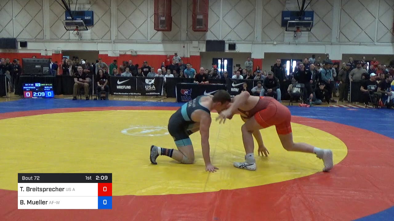 GR/GR 77 KG - C2 - Thad Breitsprecher (Army) Vs. Brandon Mueller (USAF)