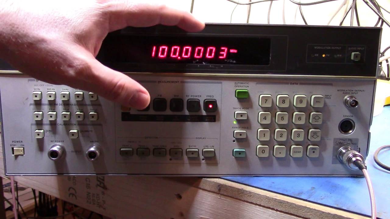 HP 8901B Modulation Analyzer - First Look
