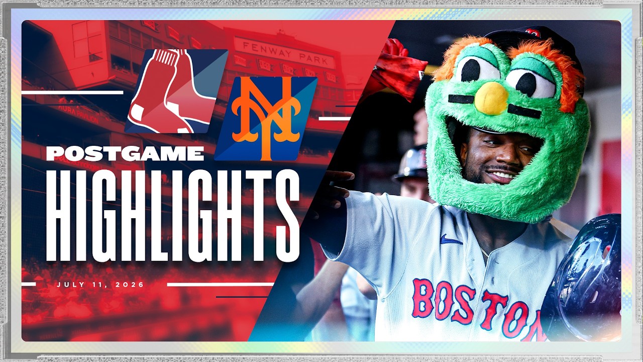 RED SOX HIGHLIGHTS: Red Sox vs. Mets - Andruw Monasterio Hits 2-Run Homer, Red Sox Offense Stays Hot
