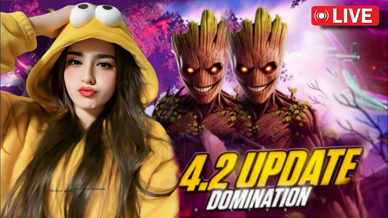 Bgmi 4.2 New Update Domination 🤯Girl Live Stream🔥Girl Live| Yoonaislive🤯