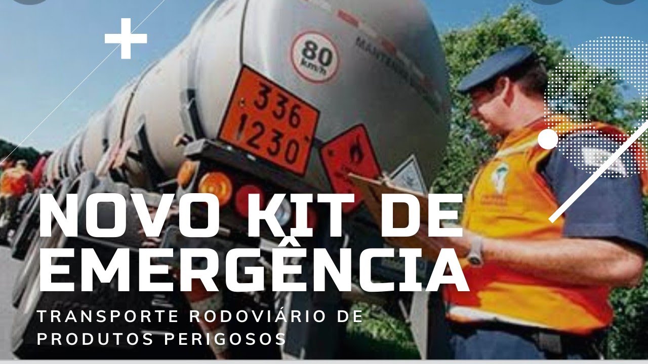 NOVO KIT DE EMERGÊNCIA TRANSPORTE RODOVIÁRIO DE PRODUTOS PERIGOSOS