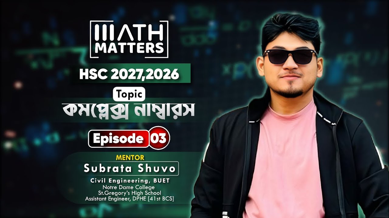 Complex Numbers || জটিল সংখ্যা || Academic to Admission || 100% EXPLAINED with BASICS || HSC Math