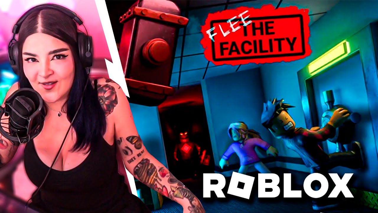 ¿DBD EN ROBLOX? | CAPRI JUGANDO FLEE THE FACILITY EN ROBLOX