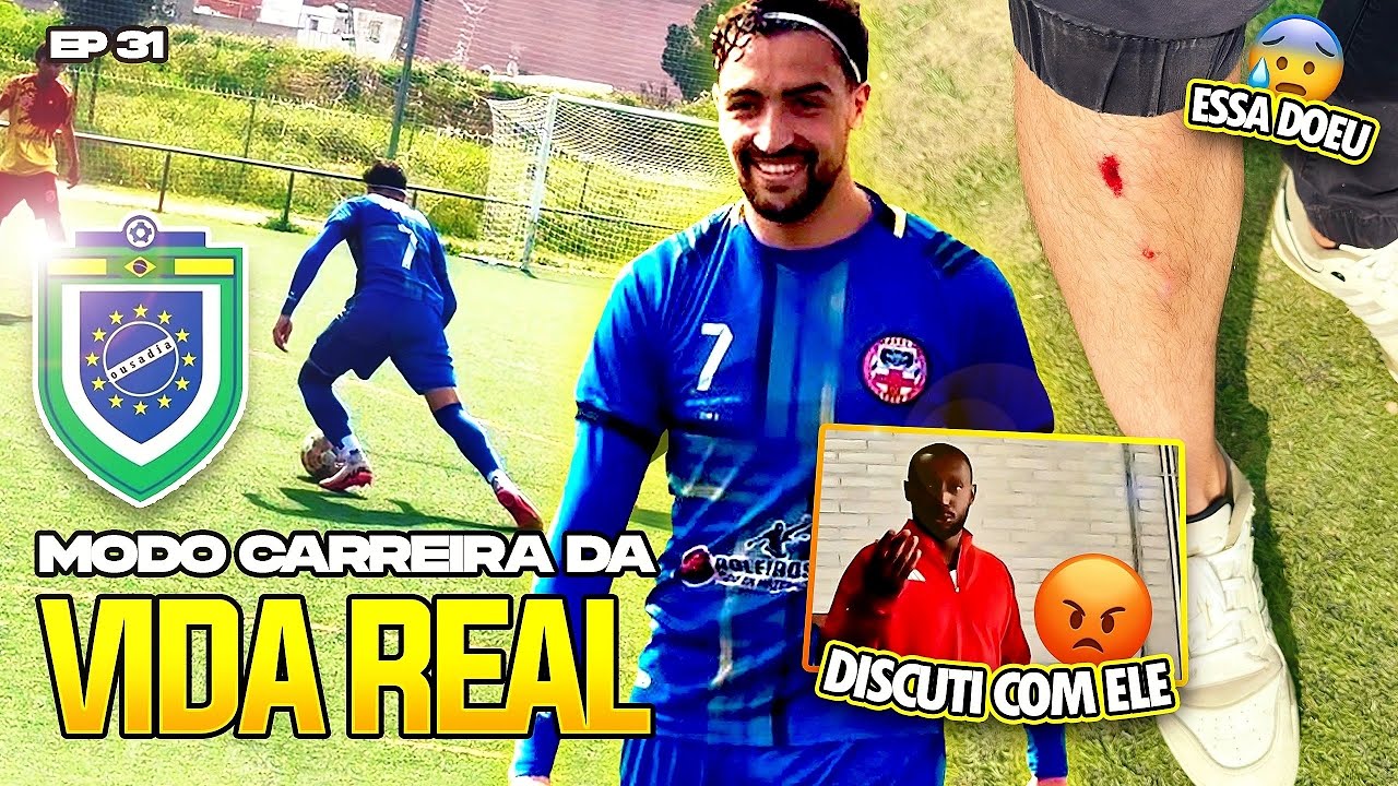 CORTE NA PERNA, HAT-TRICK E EU DISCUTI COM O TREINADOR? Modo Carreira - Ep 31