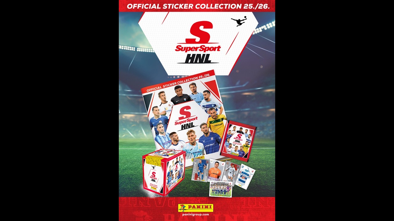 PANINI, SuperSport HNL 2025/26 kolekcija sličica - PROMO