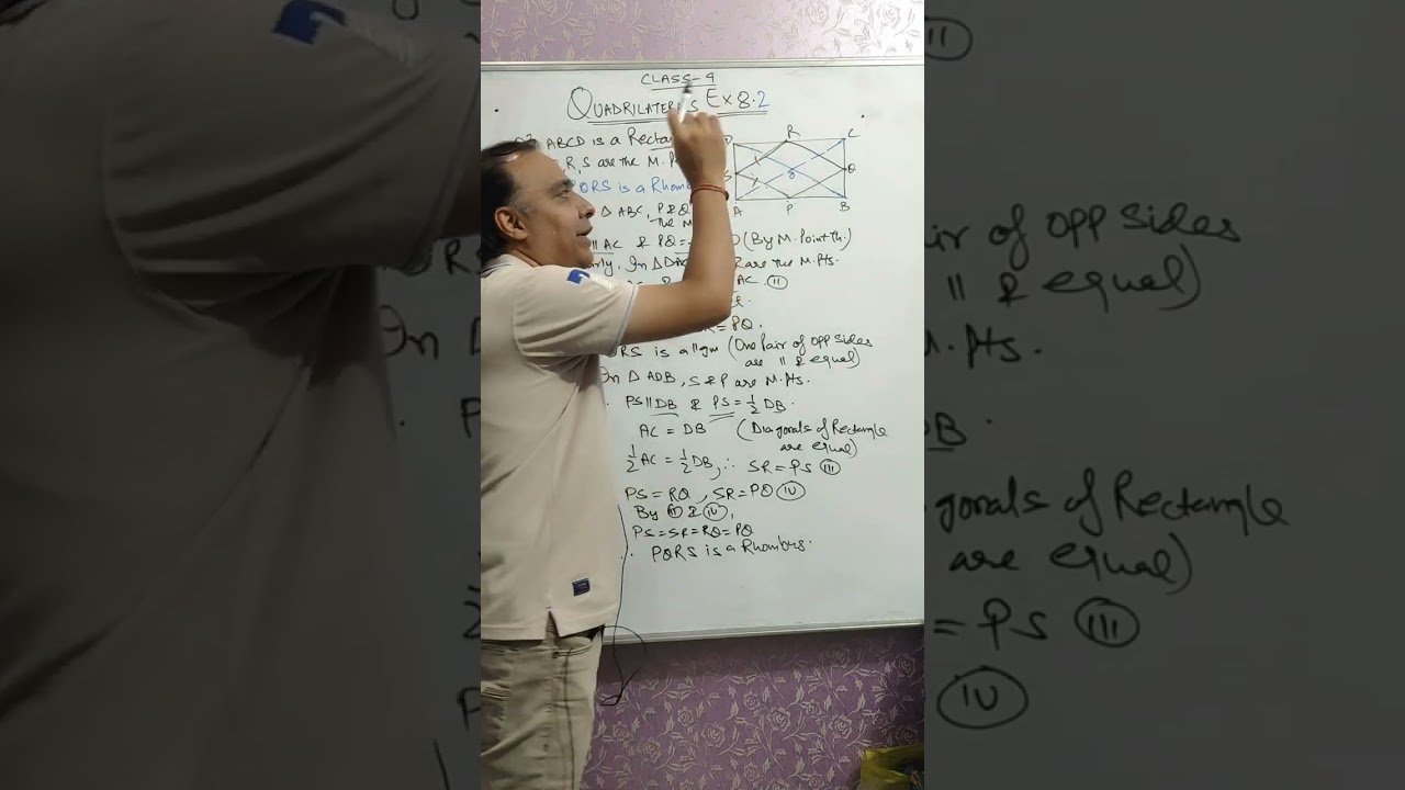 Quadrilaterals | Class 9 | Ex 8.2 | Q-3 ncert #cbse #maths #ncertsolutions #class9 #trending
