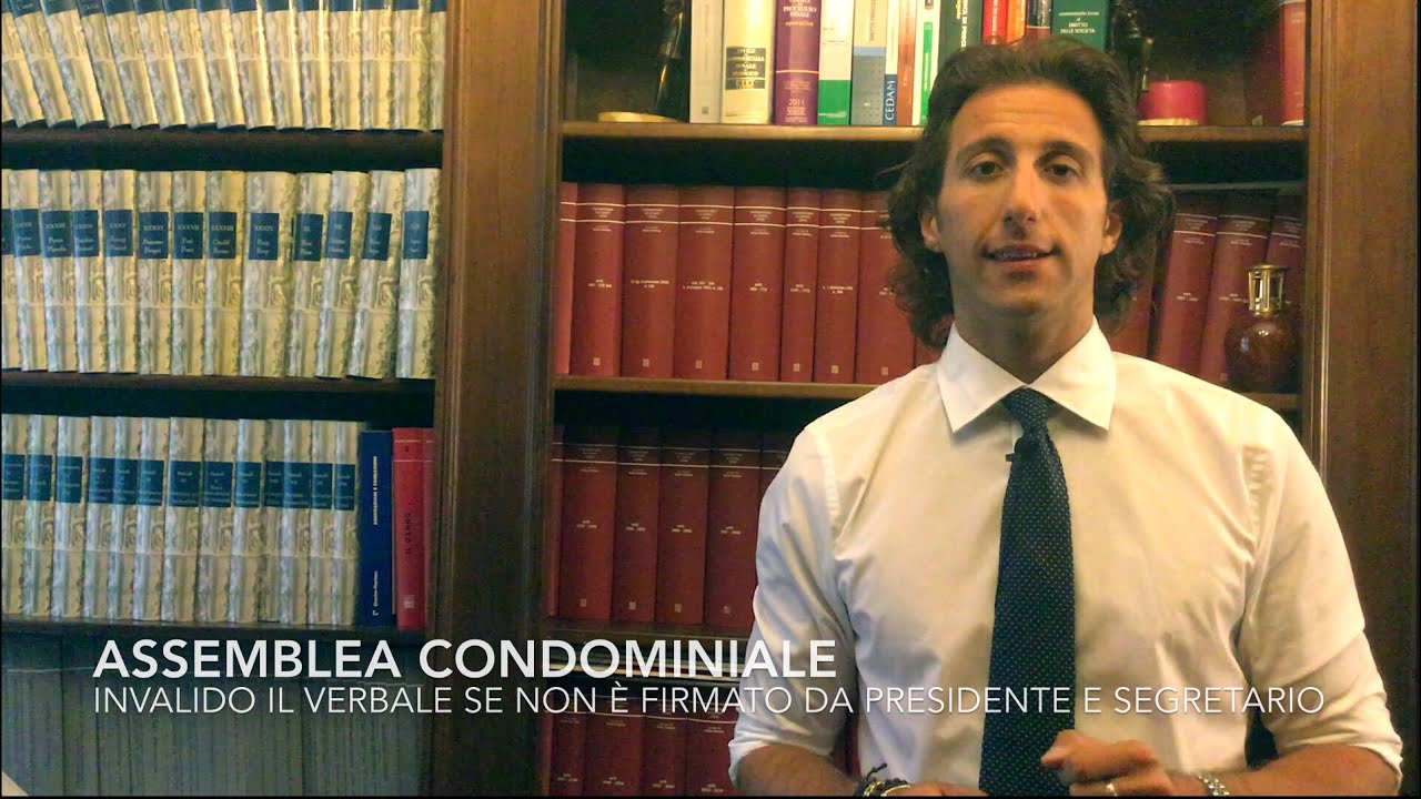 È nullo il verbale dell'assemblea condominiale se manca la firma del presidente e del segretario!